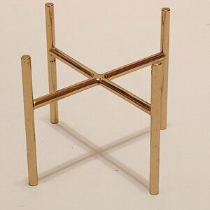 Bath and Body Works Three Wick Candle Holder Gold